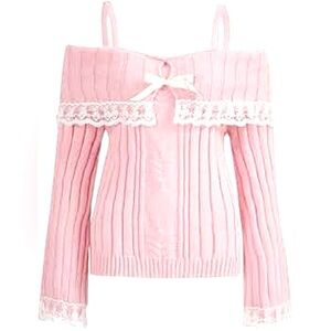 light pink coquette sweater